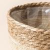 imageLa Jole Muse Seagrass Planter Basket Indoor Flower Pots Cover Plant Containers Natural3Pack 102quot87quot67quotBeige