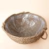 imageNatural Seagrass Hanging Planter Basket Set Indoor Plant Pots Boho Decor Plant Pot Cover 124 D 63 H Inch Pack 2Brown