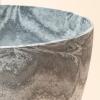 imageLA JOLIE MUSE Outdoor Planter Flower Pots Outdoor 113 Inch Planter with Drainage for Indoor Outdoor Plants Flowers Black Set of 2Marble Grey