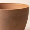 imageLA JOLIE MUSE Outdoor Planter Flower Pots Outdoor 113 Inch Planter with Drainage for Indoor Outdoor Plants Flowers Black Set of 2Terracotta