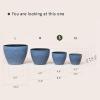 imageLa Jolie Muse Flower Pots Outdoor Planters Indoor Modern Garden Planters W Drain HoleWeathered Grey86 inches Pack 1A86 Inch Weathered Grey