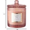 imageLA JOLIE MUSE Champs de Tuberose Scented Candle Gardenia Candles Gifts for Women Ylang Ylang Candles for Home Scented Natural Wax Candle 75 Hours Long BurningWild Rose