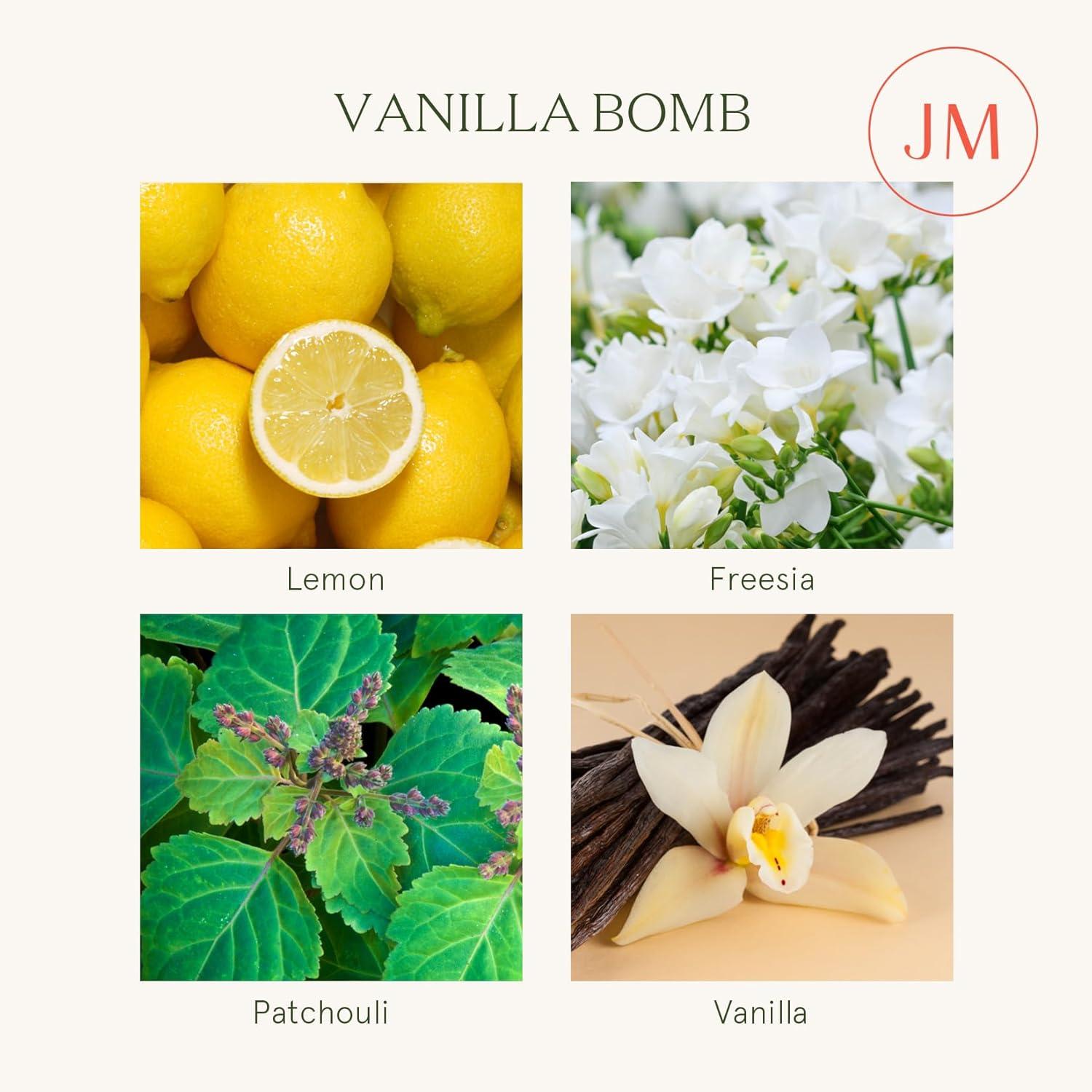 imageLA JOLIE MUSE Pumpkin Candle Fall Candles for Home Scented Large 2Wick Soy Candles Candle Gifts for Women ampamp Men Luxury Jar Candles 60 Hours Long Burning Pumpkin Chai 12ozVanilla Bomb