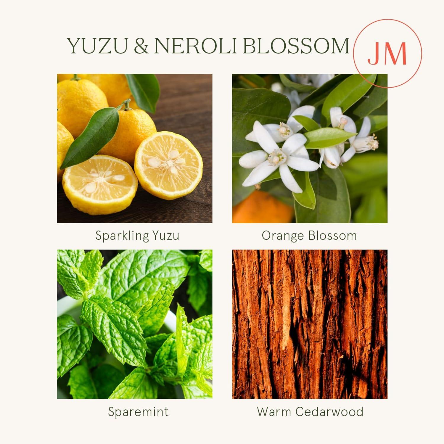 imageLA JOLIE MUSE Pumpkin Candle Fall Candles for Home Scented Large 2Wick Soy Candles Candle Gifts for Women ampamp Men Luxury Jar Candles 60 Hours Long Burning Pumpkin Chai 12ozYuzu  Neroli Blossom