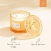 imageLA JOLIE MUSE Pumpkin Candle Fall Candles for Home Scented Large 2Wick Soy Candles Candle Gifts for Women ampamp Men Luxury Jar Candles 60 Hours Long Burning Pumpkin Chai 12ozYuzu  Neroli Blossom