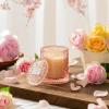 imageLA JOLIE MUSE 6 oz 40 Hours Burn Fresh Sea Salt Candles Santorini Salt Air Candles for Women Ocean Candle Summer Candle Natural Soy Wax CandleCherry Sakura