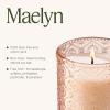 imageLA JOLIE MUSE 6 oz 40 Hours Burn Fresh Sea Salt Candles Santorini Salt Air Candles for Women Ocean Candle Summer Candle Natural Soy Wax CandleCitrine  Pink Peony