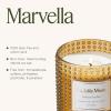 imageLA JOLIE MUSE Citrus Mint Candle Summer Candles for Home Scented Luxury Eucalyptus Candles Gifts for Women ampamp Men Natural Soy Wax 75 Hours 10 OZSahara Amber