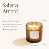 imageLA JOLIE MUSE Citrus Mint Candle Summer Candles for Home Scented Luxury Eucalyptus Candles Gifts for Women ampamp Men Natural Soy Wax 75 Hours 10 OZSahara Amber