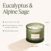 imageLA JOLIE MUSE Eucalyptus ampamp Alpine Sage Candle Scented Candles for Home Large 2Wick Soy Candles Luxury Jar Candle Gifts for Women ampamp Men 60 Hours Long Burning 12ozEucalyptus  Alpine Sage