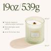 imageLA JOLIE MUSE Jasmin Candle 19 oz Wood Wicked Scented Candle Gifts for WomenampampMen Large Jar Candles for Home 90 Hours Long Burning Jasmin du LotusCitrus Mint