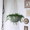imageLA JOLIE MUSE Hanging Planters for Outdoor Plants Large Outdoor Hanging Planters with Drain Holes Ash Brown Honeycomb 132 Inch Set of 21010 Grey