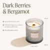 imageLA JOLIE MUSE Sparkling Cider Mule Candle  Apple Cider Orange ampamp Amber  19 oz Festive Fall Candle  Wooden Wick  Clean Burn ampamp Vibrant Scent  Fun Gift for Hosts ampamp Fall TablescapesDark Berries  Bergamot