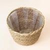 imageLA JOLIE MUSE Natural Seagrass Large Planter Plant Pots Cover Indoor Planters Flower Pots 135129 inch Pack 3Lbeige