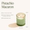imageLA JOLIE MUSE Pistachio Macaron Scented Candle Pistachio Milk ampamp Vanilla  6 oz Fall Candle  Natural Soy Wax  40 Hours Clean Burn  Gift for Dessert Lovers  Seasonal Home DcorPistachio Macaron