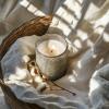imageLA JOLIE MUSE Pistachio Macaron Scented Candle Pistachio Milk ampamp Vanilla  6 oz Fall Candle  Natural Soy Wax  40 Hours Clean Burn  Gift for Dessert Lovers  Seasonal Home DcorLinen Cotton