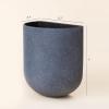 imageLa Jolie Maison Wall Hanging Planters for Indoor PlantsHanging Flower Pots for Air Plants Succulent Set of 2 6 Inch Concrete GrayGray