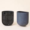 imageLa Jolie Maison Wall Hanging Planters for Indoor PlantsHanging Flower Pots for Air Plants Succulent Set of 2 6 Inch Concrete GrayGray
