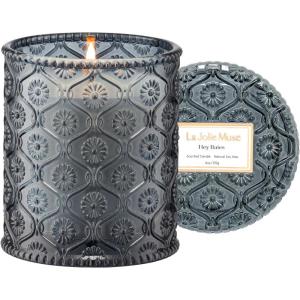 imageLA JOLIE MUSE Pistachio Macaron Scented Candle Pistachio Milk ampamp Vanilla  6 oz Fall Candle  Natural Soy Wax  40 Hours Clean Burn  Gift for Dessert Lovers  Seasonal Home DcorHey Baies