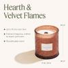 imageLA JOLIE MUSE Ruby Berry Bliss Scented Candle  Mandarin Cranberry ampamp Plum  19 oz Festive Fall Candle  Wooden Wick  Clean Burn ampamp Vibrant Scent  Fun Gift for Hosts ampamp Fall TablescapesHearth  Velvet Flames