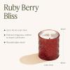 imageLA JOLIE MUSE Ruby Berry Bliss Scented Candle  Mandarin Cranberry ampamp Plum  6 oz Festive Fall Candle  40 Hours Clean BurnVibrant Scent Gift for HostsFall TablescapesRuby Berry Bliss