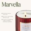 imageLA JOLIE MUSE Ruby Berry Bliss Scented Candle  Mandarin Cranberry ampamp Plum Natural Soy Wax  10 oz Festive Christmas Candle  55 Hours Clean Burn  Autumn House Warming Gift  Seasonal Home DcorRuby Berry Bliss