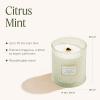 image:imageLA JOLIE MUSE Citrus Mint  Eucalyptus amp Alpine Sage Candle Gift Set  2Piece Soy Wax Candle Bundle  19 oz Wooden Wick  90 Hours Clean Burn  Decorative Candles for Home