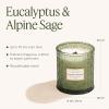 image:imageLA JOLIE MUSE Eucalyptus amp Alpine Sage  Citrus Mint Candle Gift Set  2Piece Soy Wax Candle Bundle  19 oz Wooden Wick amp 6 oz Cotton Wick  90 amp 40 Hours Clean Burn  Refreshing Candle Gift Set