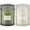 image:imageLA JOLIE MUSE Citrus Mint  Eucalyptus amp Alpine Sage Candle Gift Set  2Piece Soy Wax Candle Bundle  19 oz Wooden Wick  90 Hours Clean Burn  Decorative Candles for Home