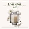 image:imageLA JOLIE MUSE Linen Cotton Oasis Scented Candles for Home 7 oz Natural Soy  Luxury Jar Candle Clean Non Toxic Wax Gifts for Women amp Men Decorative Candles for Candle Warmer Fresh CandleLinen Cotton