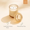 image:imageLA JOLIE MUSE Linen Cotton Oasis Scented Candles for Home 7 oz Natural Soy  Luxury Jar Candle Clean Non Toxic Wax Gifts for Women amp Men Decorative Candles for Candle Warmer Fresh CandleVanilla Bomb