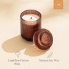 image:imageLA JOLIE MUSE Linen Cotton Oasis Scented Candles for Home 7 oz Natural Soy  Luxury Jar Candle Clean Non Toxic Wax Gifts for Women amp Men Decorative Candles for Candle Warmer Fresh CandleTomato  Vine