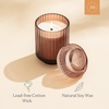 image:imageLA JOLIE MUSE Linen Cotton Oasis Scented Candles for Home 7 oz Natural Soy  Luxury Jar Candle Clean Non Toxic Wax Gifts for Women amp Men Decorative Candles for Candle Warmer Fresh CandleSantal Rose