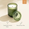 image:imageLA JOLIE MUSE Santal Ros Scented Candles for Home 11 oz Natural Soy Wax  Luxury Jar Floral Candles Clean Non Toxic Gift for Women amp Men Decorative Candle for Candle Warmer Sandalwood RosePine Green