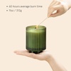 image:imageLA JOLIE MUSE Santal Ros Scented Candles for Home 11 oz Natural Soy Wax  Luxury Jar Floral Candles Clean Non Toxic Gift for Women amp Men Decorative Candle for Candle Warmer Sandalwood RosePine Green