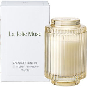 image:imageLA JOLIE MUSE Santal Ros Scented Candles for Home 11 oz Natural Soy Wax  Luxury Jar Floral Candles Clean Non Toxic Gift for Women amp Men Decorative Candle for Candle Warmer Sandalwood RoseChamps de Tuberose
