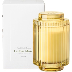 image:imageLA JOLIE MUSE Santal Ros Scented Candles for Home 11 oz Natural Soy Wax  Luxury Jar Floral Candles Clean Non Toxic Gift for Women amp Men Decorative Candle for Candle Warmer Sandalwood RoseYuzu  Neroli Blossom