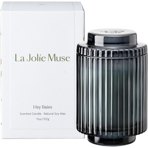 image:imageLA JOLIE MUSE Santal Ros Scented Candles for Home 11 oz Natural Soy Wax  Luxury Jar Floral Candles Clean Non Toxic Gift for Women amp Men Decorative Candle for Candle Warmer Sandalwood RoseHey Baies