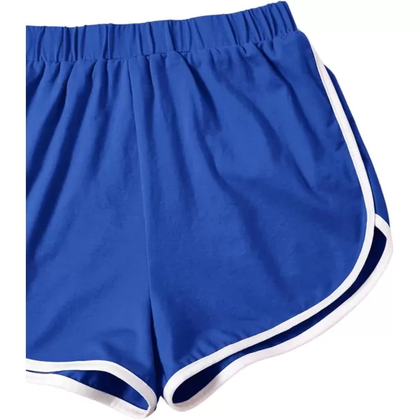 SweatyRocks Girl's 3 Pack Athletic Shorts Active Running Dolphin Shorts