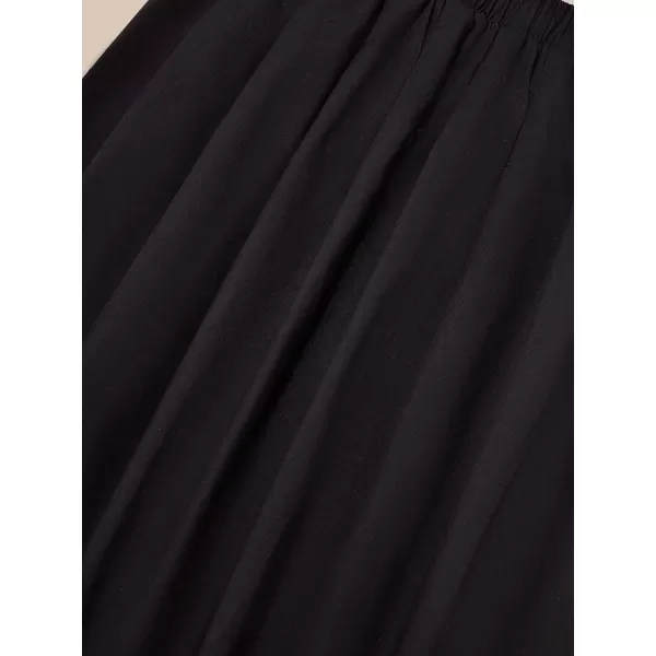 SweatyRocks Girl's A Line Skirts High Elastic Waisted Pleated Swing Maxi Skirt