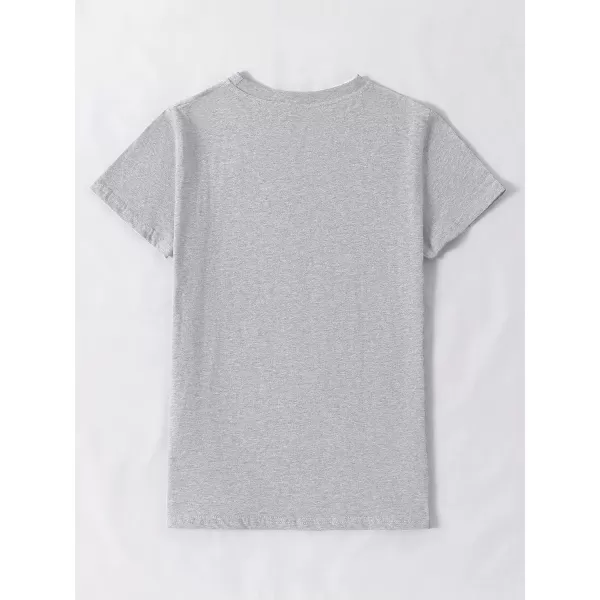 SweatyRocks Girl's Cute Short Sleeve Round Neck Graphic Tee Casual Pullover T Shirt