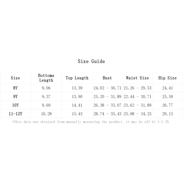 SweatyRocks Girl's Two Piece Swimsuit Graphic Print Ruffle Flounce Cute Bikini Set Bathing Suit