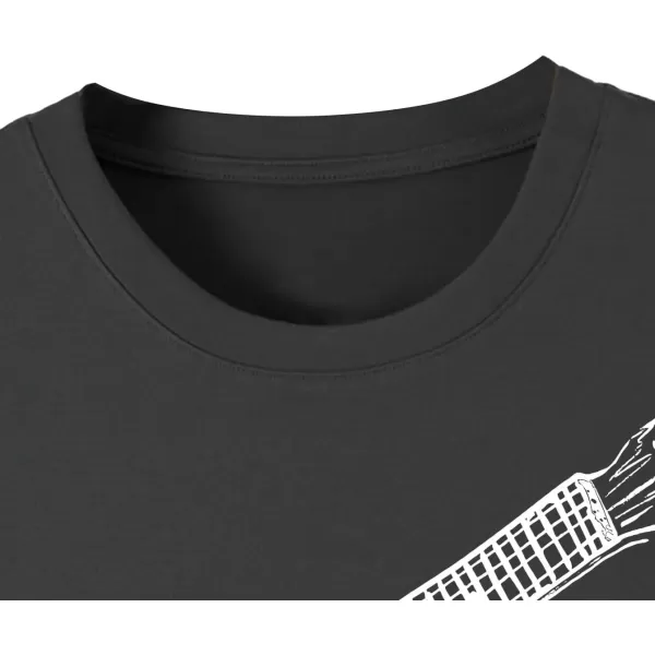 SweatyRocks Men's Letter Graphic Tee Short Sleeve Round Neck Drop Shoulder Top T-Shirt