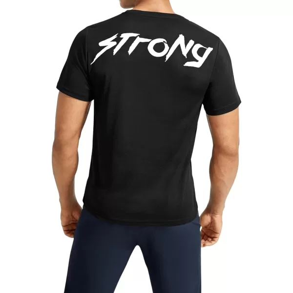 SweatyRocks Men's Letter Graphic Tee Short Sleeve Round Neck Drop Shoulder Top T-Shirt