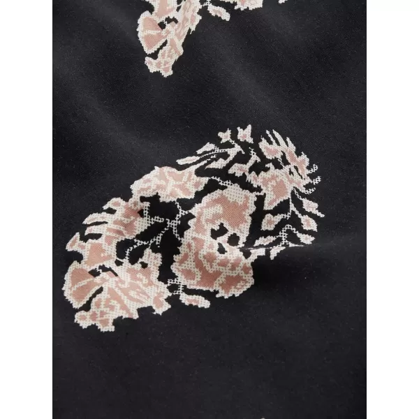 SweatyRocks Women Kimono Vintage Floral Beach Long Cover Up