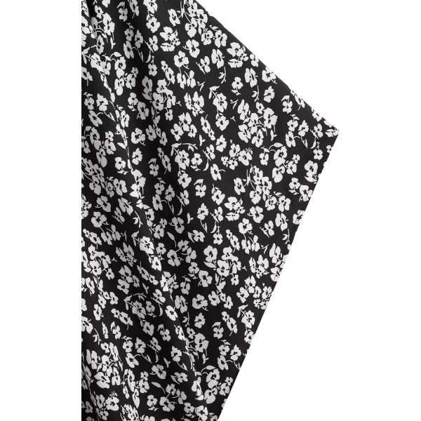 SweatyRocks Women Kimono Vintage Floral Beach Long Cover Up