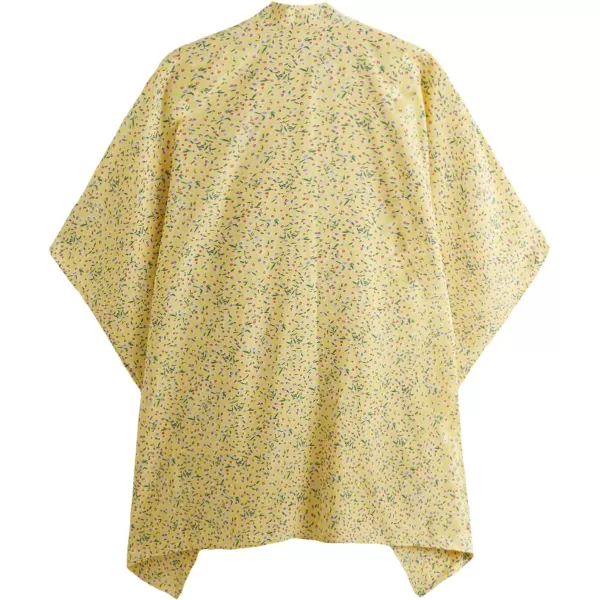 SweatyRocks Women Kimono Vintage Floral Beach Long Cover Up