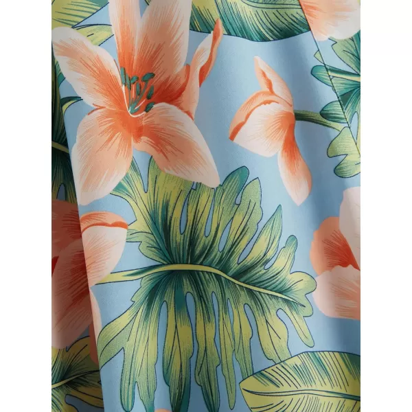 SweatyRocks Women Kimono Vintage Floral Beach Long Cover Up