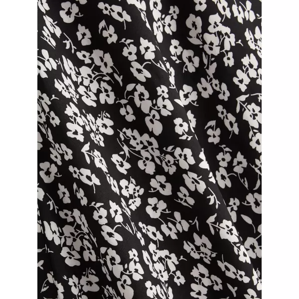SweatyRocks Women Kimono Vintage Floral Beach Long Cover Up