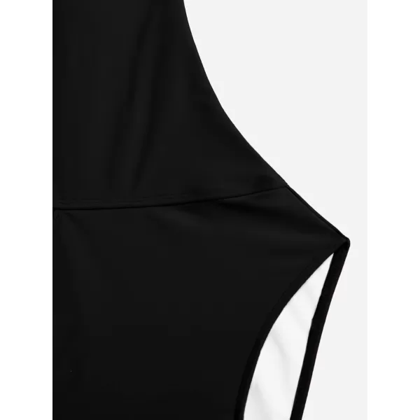 SweatyRocks Women's Bathing Suits One Shoulder Cutout One Piece Swimsuit Swimwear Monokini